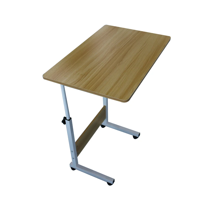 
Складной компьютерный стол, регулируемый портативный стол для ноутбука, вращающийся на ножках, стоячий стол для кровати 