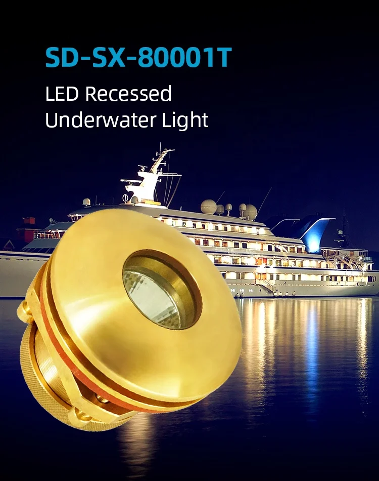 haoyun Floodlight Rgb  marine OEM Led Underwater  Lamp underwater  original manufacturer Led Underwater Light