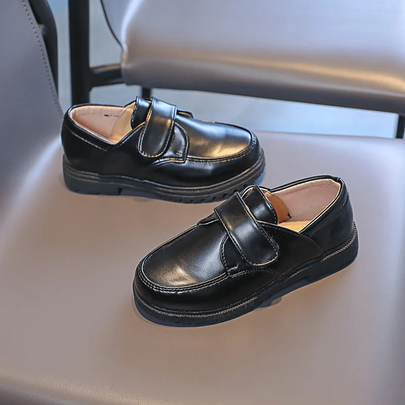
 Высококачественные классические стильные детские кожаные туфли для выступлений модные кроссовки Удобная формальная обувь  