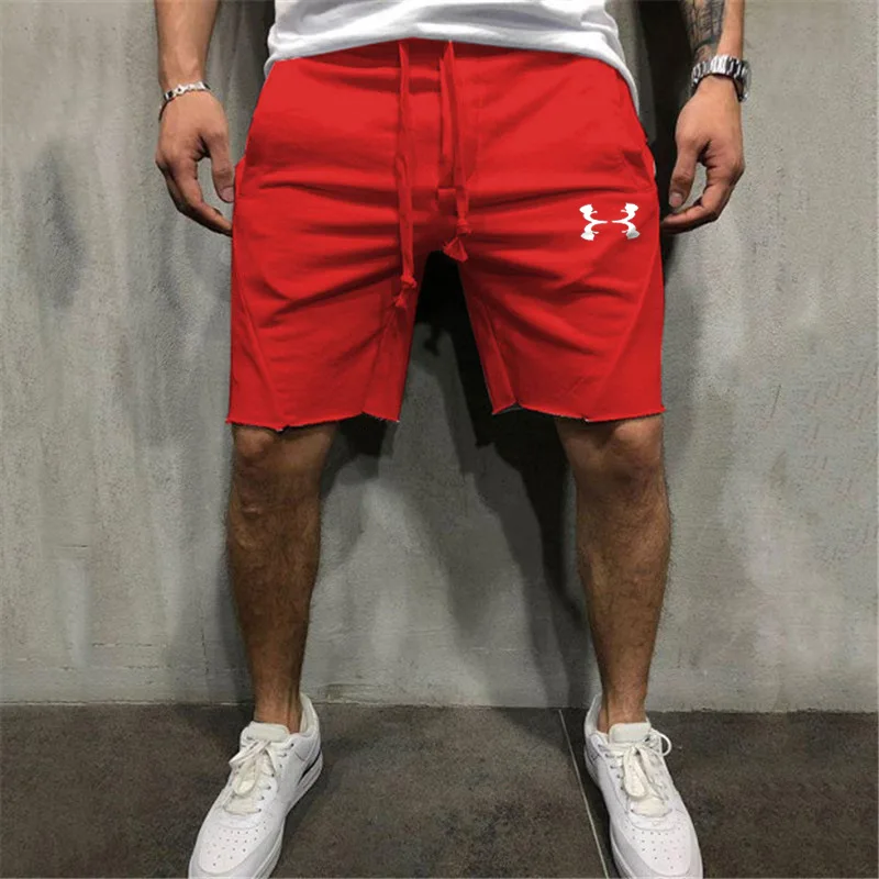 
 Уникальные Легкие мужские спортивные шорты из полиэстера/вискозы/хлопка, оптовая продажа, одежда для фитнеса  