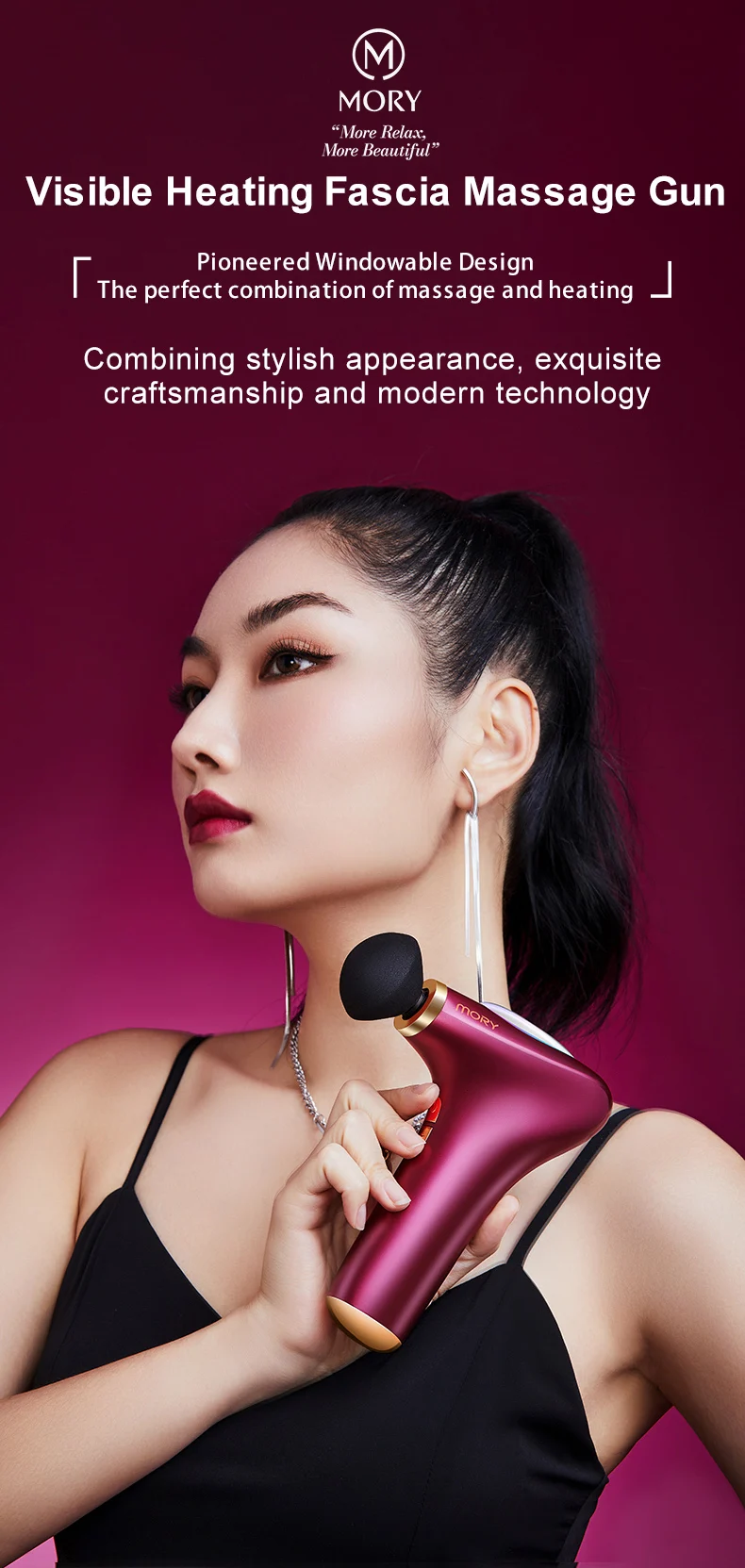 Electric Vibrate Fascia Deep Tissue Mini Portable Therapy Custom Logo Massager Gun Massage Gun 4 Heads Massage 10W Max 26W BLDC