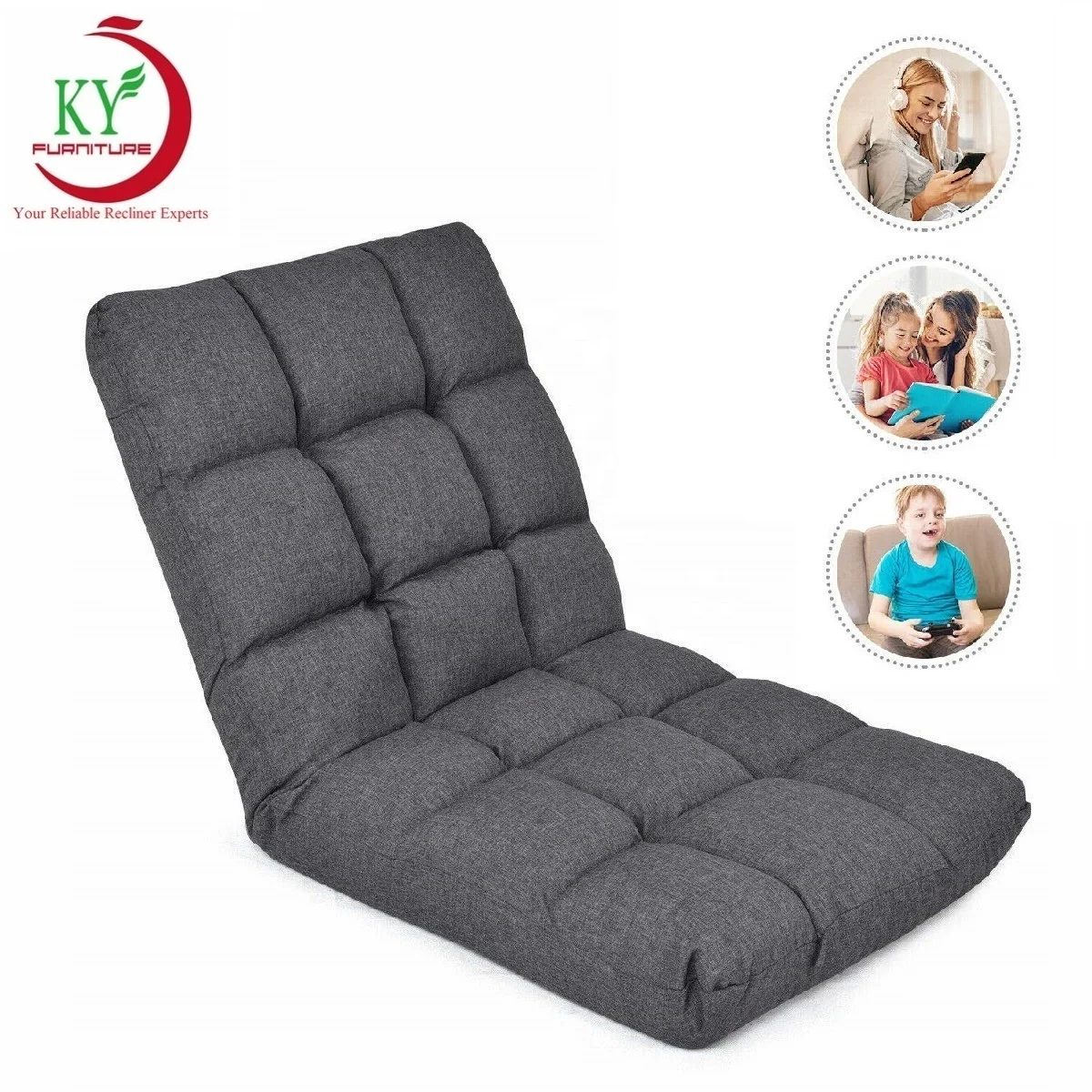 
Мебель JKY, кресло для отдыха, регулируемое кресло для сна, складное кресло для пола 