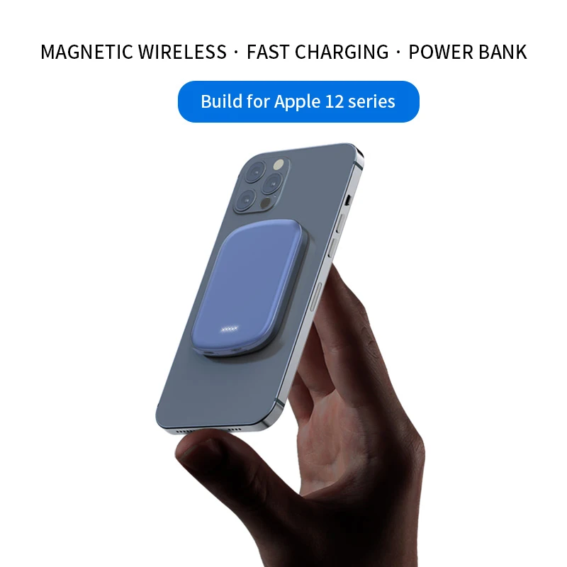 
Высокопроизводительное 10000 мА/ч быстрое зарядное устройство Magsafing мини 15 Вт беспроводное магнитное зарядное устройство для Iphone 12 