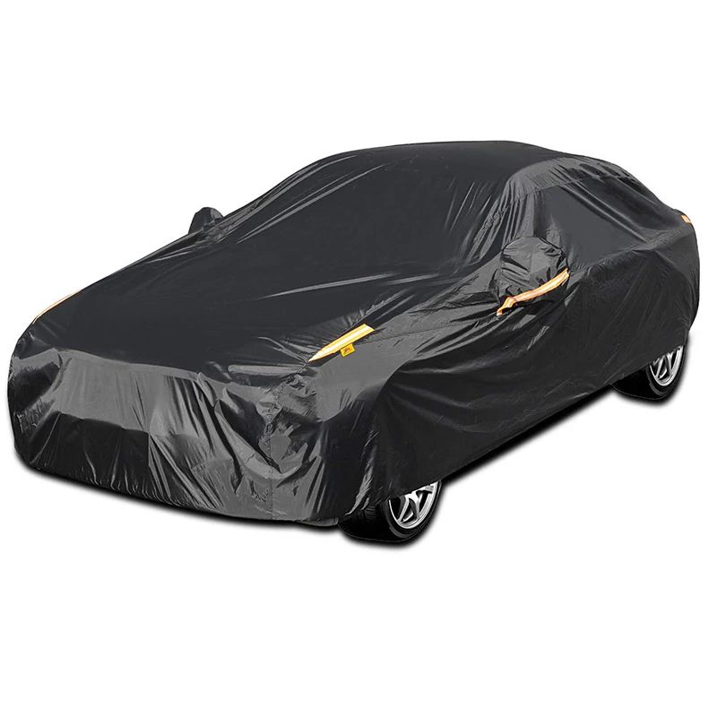 All Weather Upgraded UV Protection Sedan Cover Universal Fit Outdoor Full Car Cover
