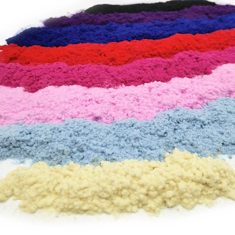High Quality Textile Use Custom Color Green Pink Nylon Flock Flocking Powder