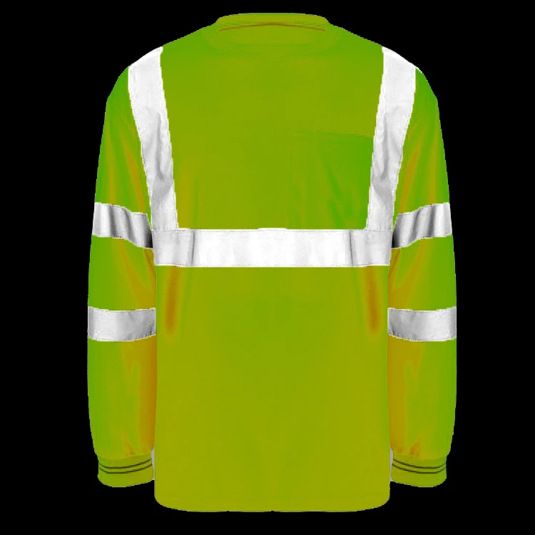 Оранжевая Защитная Рубашка ZUJA EN20471, светоотражающая рубашка с длинным рукавом