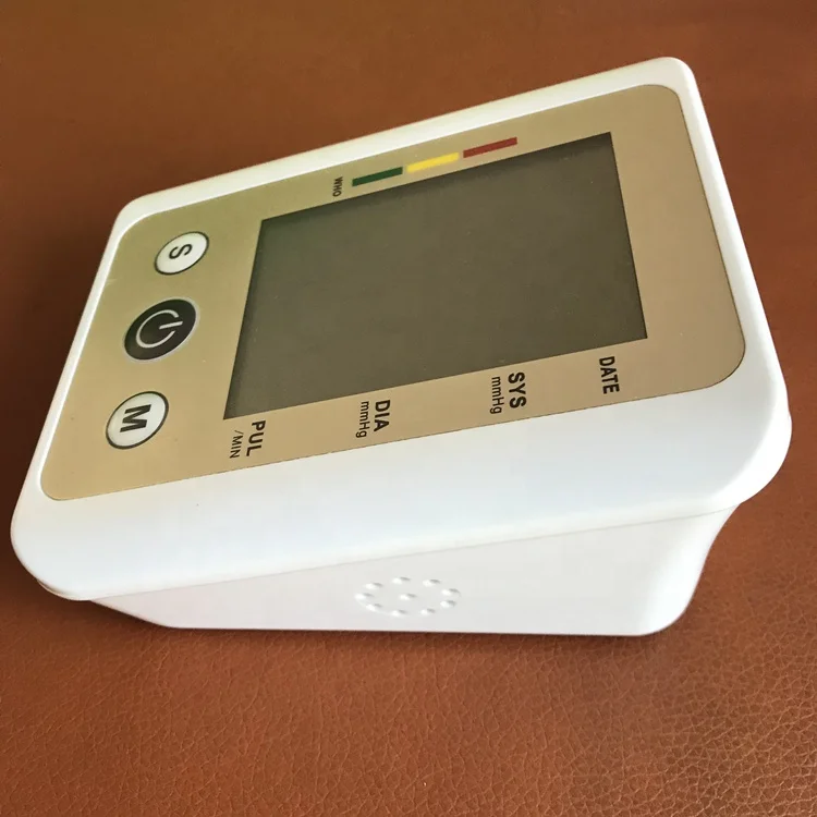 
 Новый золотой цвет дешевой цене автоматический портативный прибор для измерения верхнего типа цифровой Сфигмоманометр с bp цифровой измеритель артериального давления  