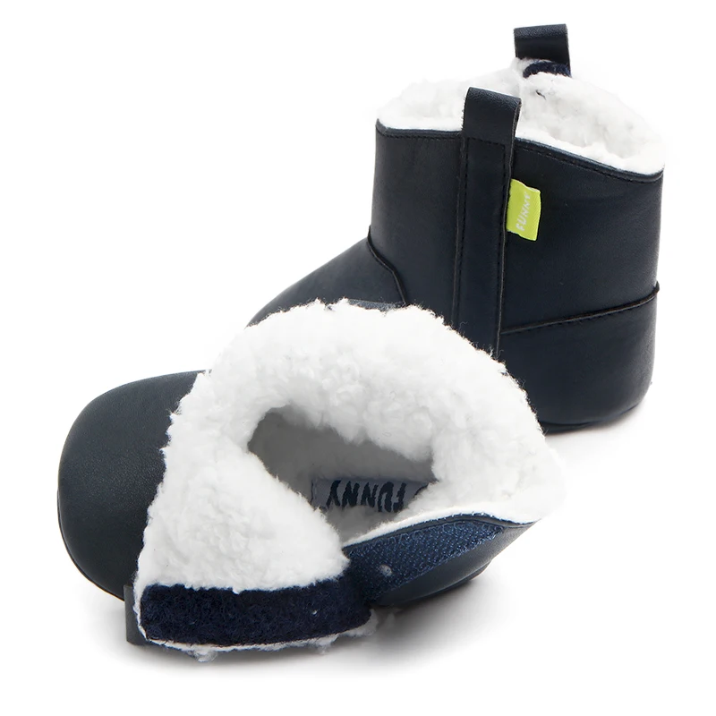 
 Новое поступление, высококачественные кожаные зимние ботинки для новорожденных  