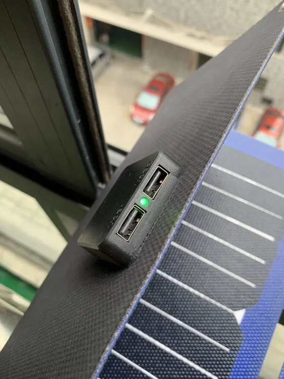 Уличная портативная складная солнечная панель с двойным USB-выходом