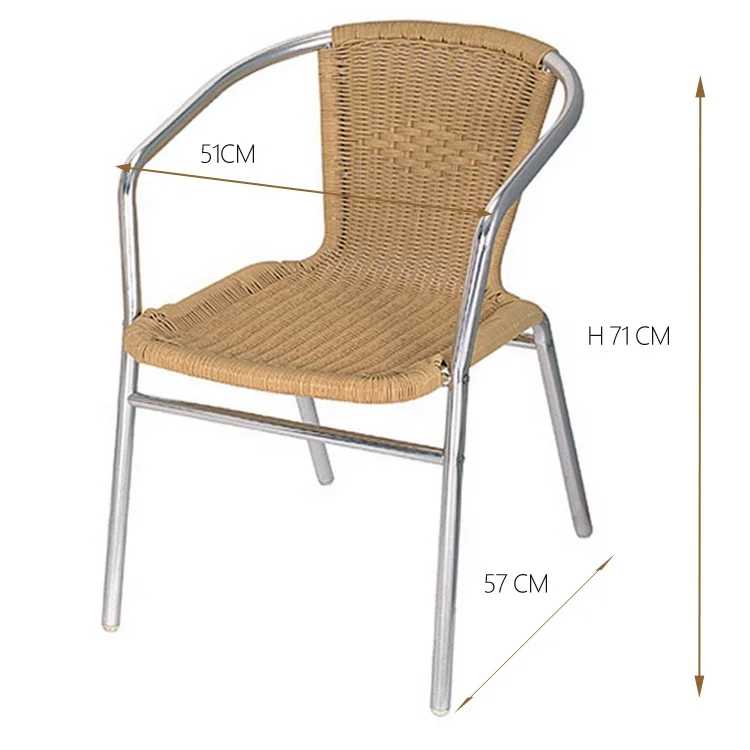
Многофункциональное барное кресло-подлокотник, французские стулья из античного ротанга для бистро 