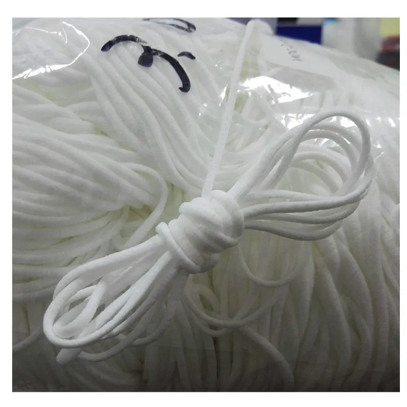 
Производитель, необработанная белая эластичная веревка для лица, медицинская веревка для лица 