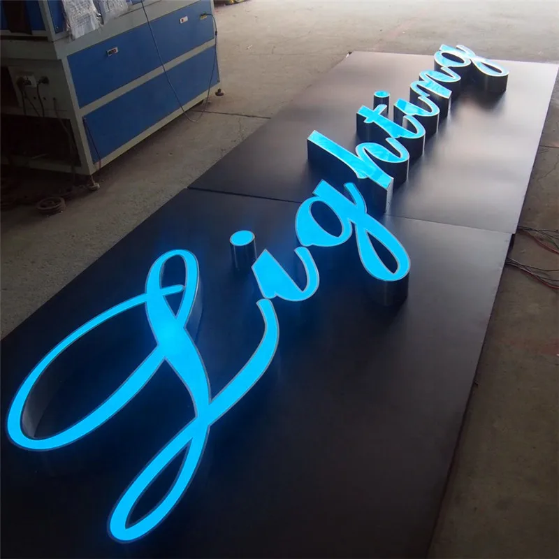 Наружный 3D логотип пользовательских вывесок с подсветкой Led канал буквы