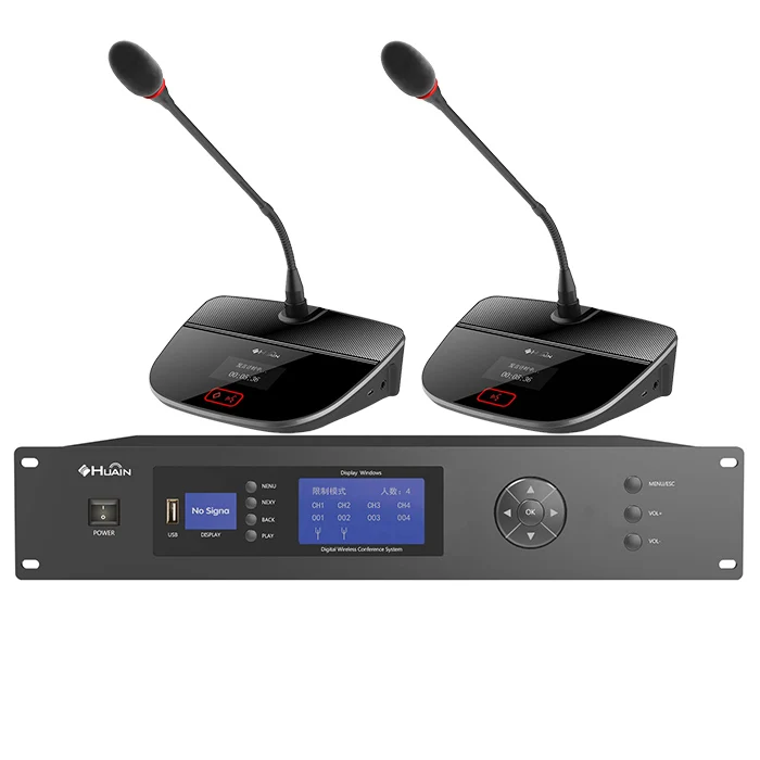 Цифровая Беспроводная аудиосистема с микрофоном, Wi-Fi, УВЧ, для конференц-зала