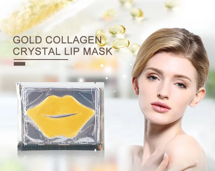
Оптовая продажа, увлажняющая гидрогелевая маска для губ с золотым коллагеном 