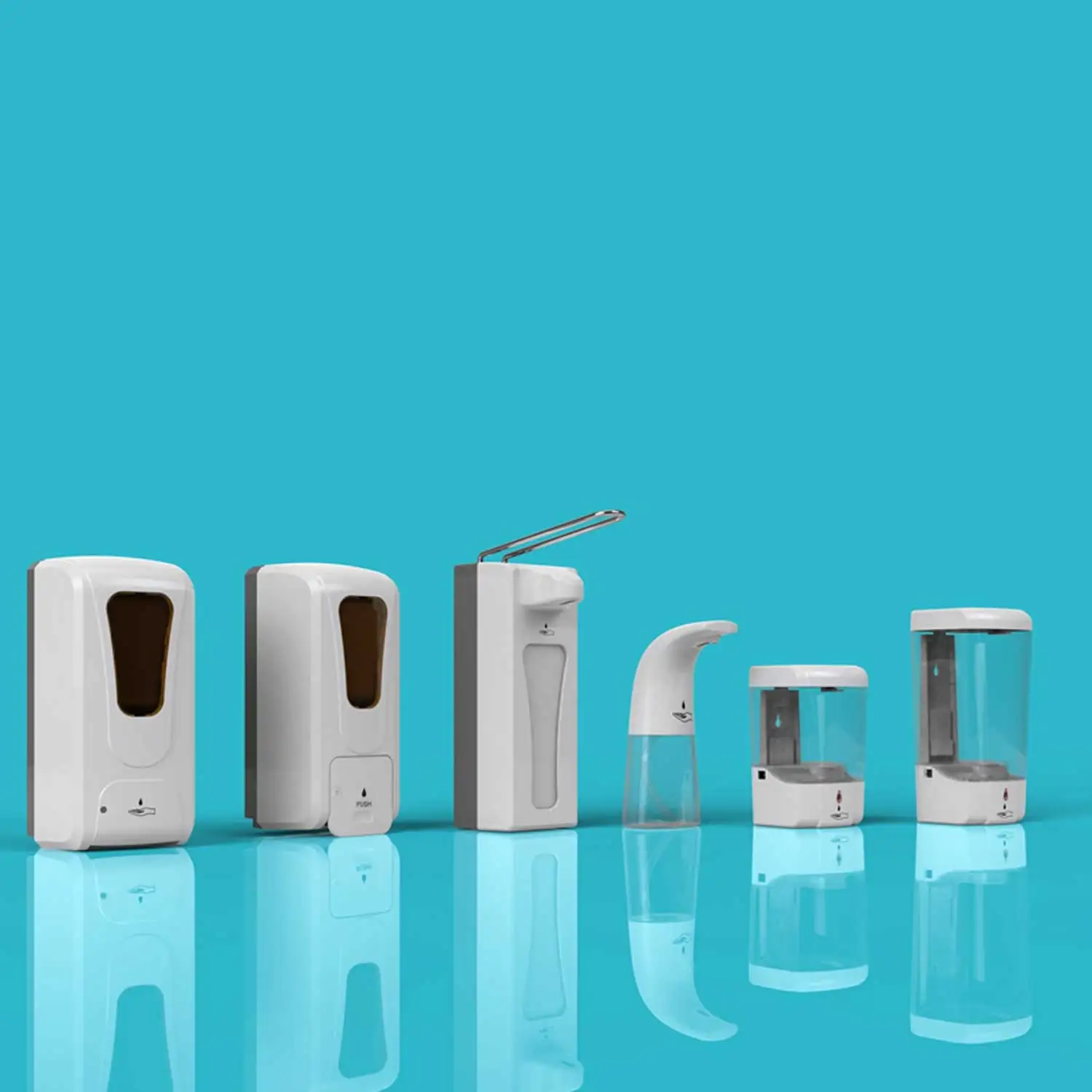 
 Сенсорный Бесконтактный дозатор жидкого/гелевого дезинфицирующего средства, автоматический дозатор мыла с подставкой  
