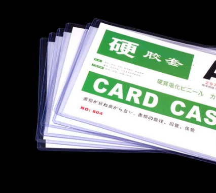 
Экспорт в Японию прозрачный ПВХ протектор A4 для документов и ПВХ жесткий чехол держатель для карт 