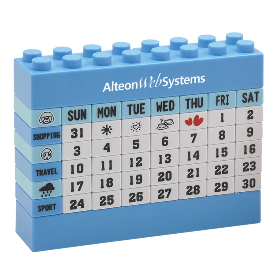 
Строительный пластиковый промо-блок календарь yc353 
