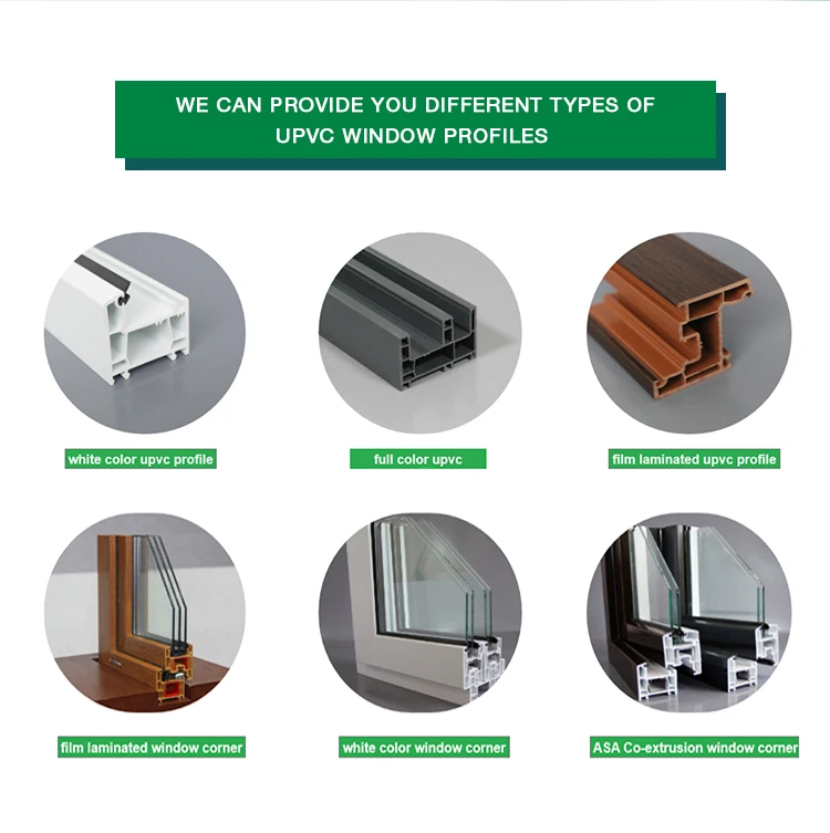 88mm UPVC sliding Windows and Doors profile with lower price