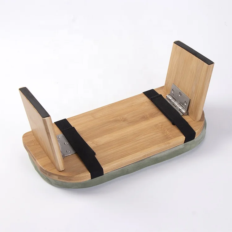 Лучшая конструкция, хорошо сделанная Складная портативная медитационная скамейка из бамбука с подушкой