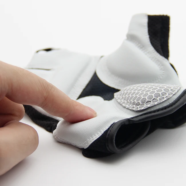 В наличии дышащие сетчатые перчатки для спортзала Гелевые перчатки для пальцев для езды на велосипеде мотоцикле езды на велосипеде спортивные перчатки