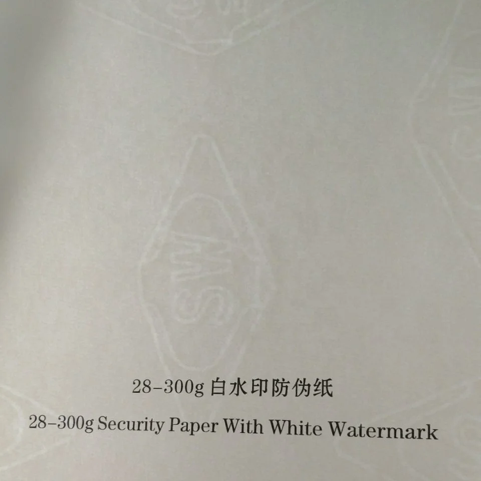 Подгонянная Бумага безопасности watermark логотипа