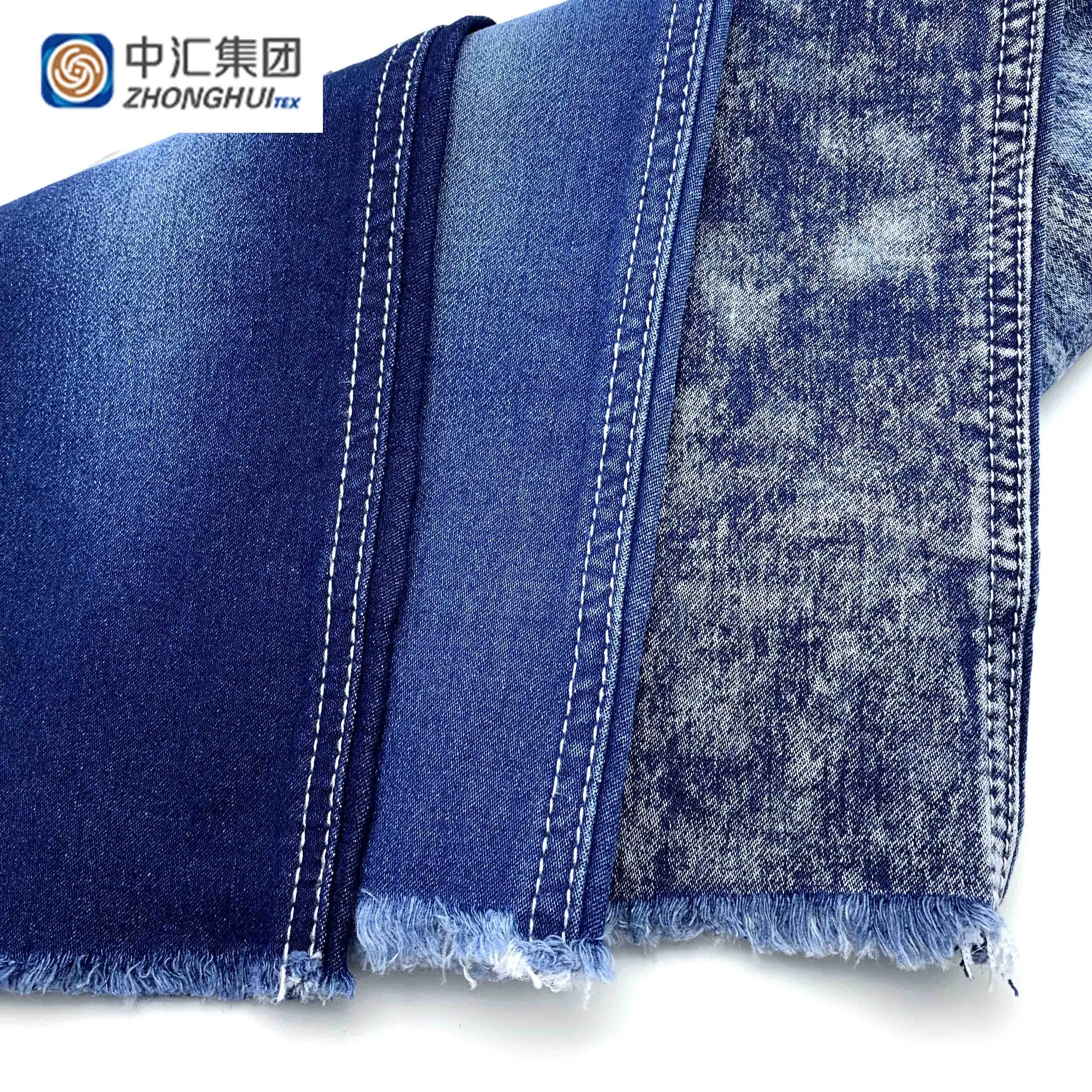 
 Горячая Распродажа, джинсовая ткань из полиэстера и хлопка, мягкая на ощупь женская джинсовая ткань  