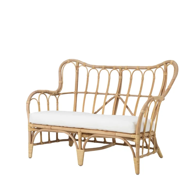 Бамбуковый ротанговый стул, кофейный столик, комбинированное кресло Masholman для балкона, креативное домашнее хозяйство в маленькой квартире, одинарный, двойной стул