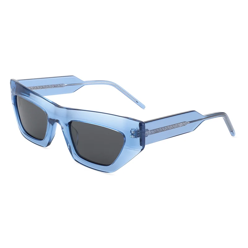 Новинка 2022 модные солнцезащитные очки с индивидуальным логотипом квадратные винтажные женские из целлюлозы и