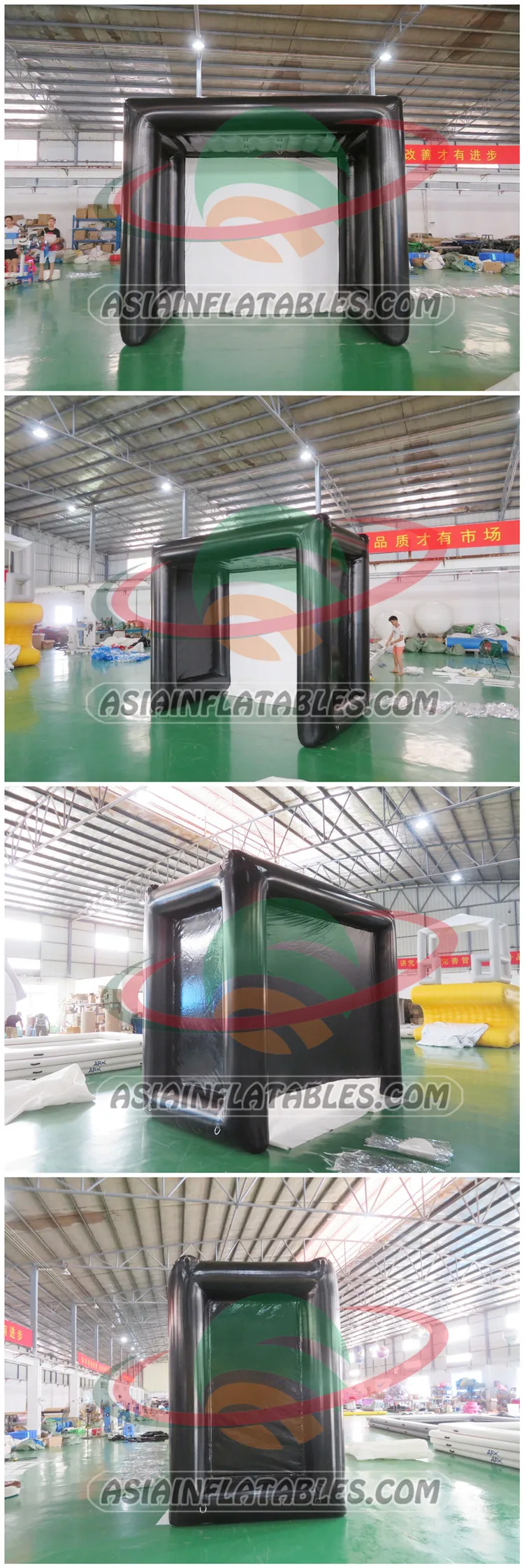 Factory price inflatable golf simulator tent with movie screen , inflatable Golf Simulator Driving Range Tent