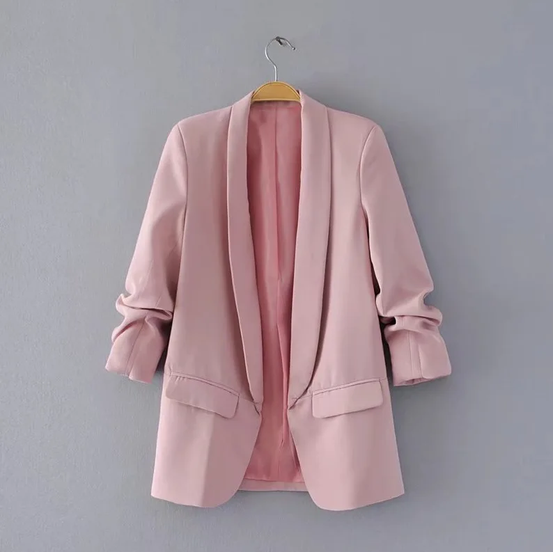 Готов к отправке, новый дизайн, модный женский пиджак в европейском стиле, Женская куртка