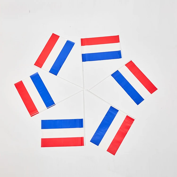 Заводская Акция на заказ маленький Американский ручной пластиковый флаг Полюс