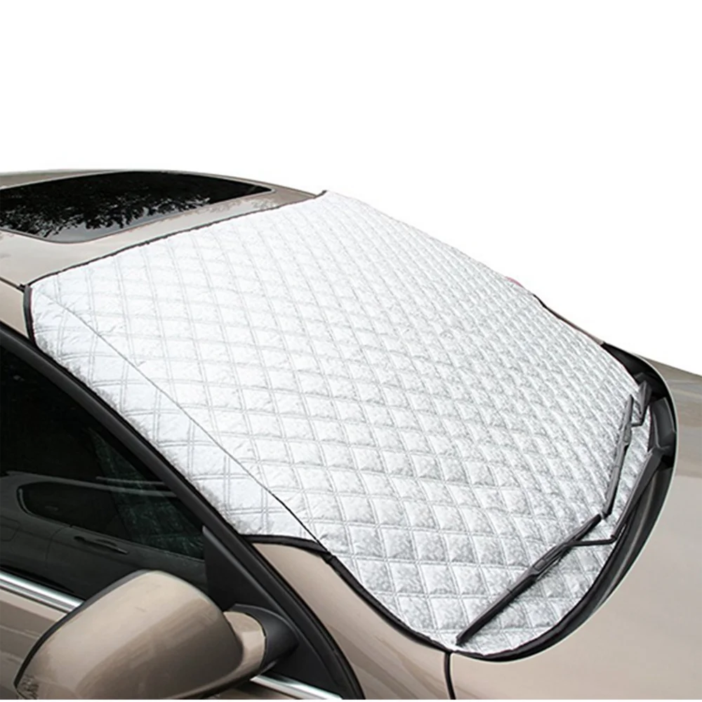 
Универсальный толстый солнцезащитный козырек на лобовое стекло автомобиля, защита от дождя, льда, снега, защита от солнца, ультрафиолетового тепла, переднее окно 