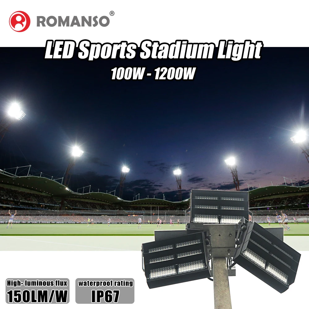 Высокая мощность водонепроницаемый Ip67 Светодиодный прожектор для стадиона 5 лет гарантии 800 Вт светодиодный свет для стадиона