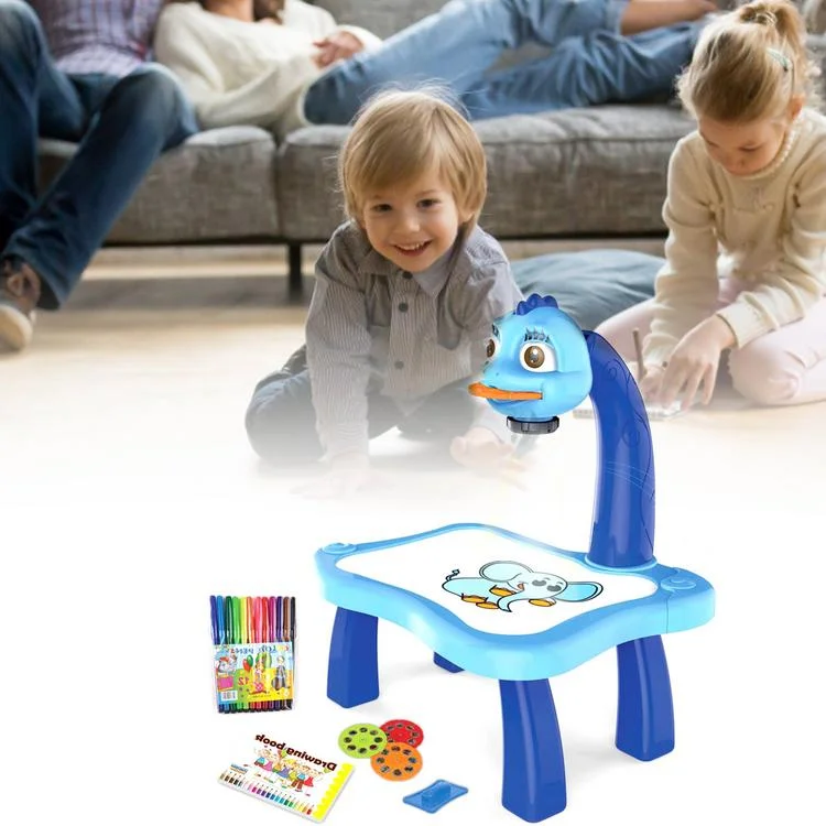Детская игрушка с 24 узорами проектор стол для рисования