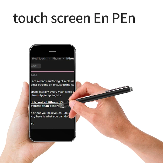 Стилус для емкостного сенсорного экрана для Ipad для Iphone/ Samsung, Универсальный планшетный ПК, стилус для сенсорного экрана смартфона