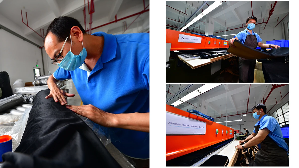 fabric check and cutting