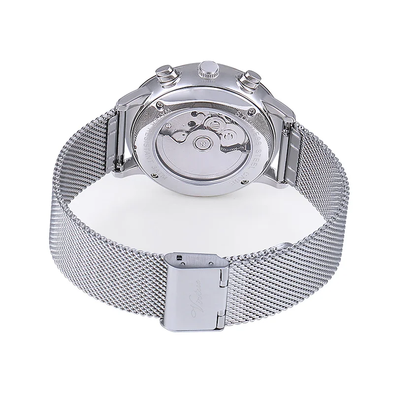 OEM хронограф Reloj Para Hombre наручные часы Мужские Роскошные брендовые пользовательские автоматические механические часы