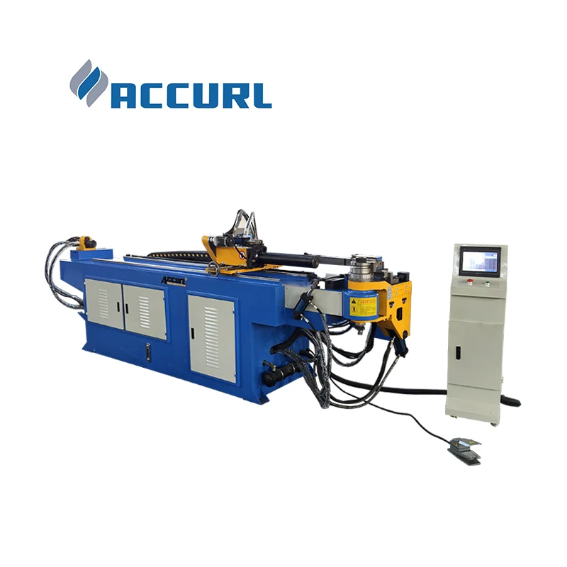 Powerful hydraulic tube clamping for improved bending quality for metal tube bending Accurl 50NC tube bending machine