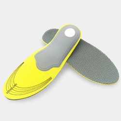 Дышащие амортизирующие стельки из термоэластопласта с поддержкой свода стопы, спортивные ортопедические стельки для обуви