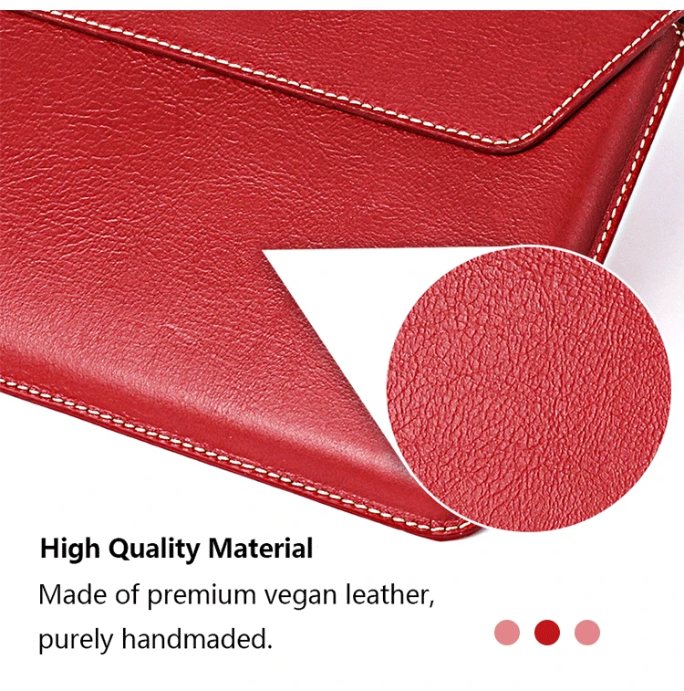2022 модная винтажная тонкая сумка из искусственной кожи на заказ кожаный чехол для ноутбука