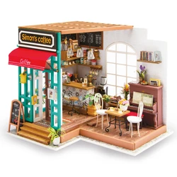 Деревянный миниатюрный комплект мебели для кукольного домика Robotime diy, Прямая поставка