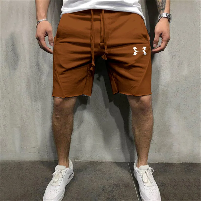 
 Уникальные Легкие мужские спортивные шорты из полиэстера/вискозы/хлопка, оптовая продажа, одежда для фитнеса  