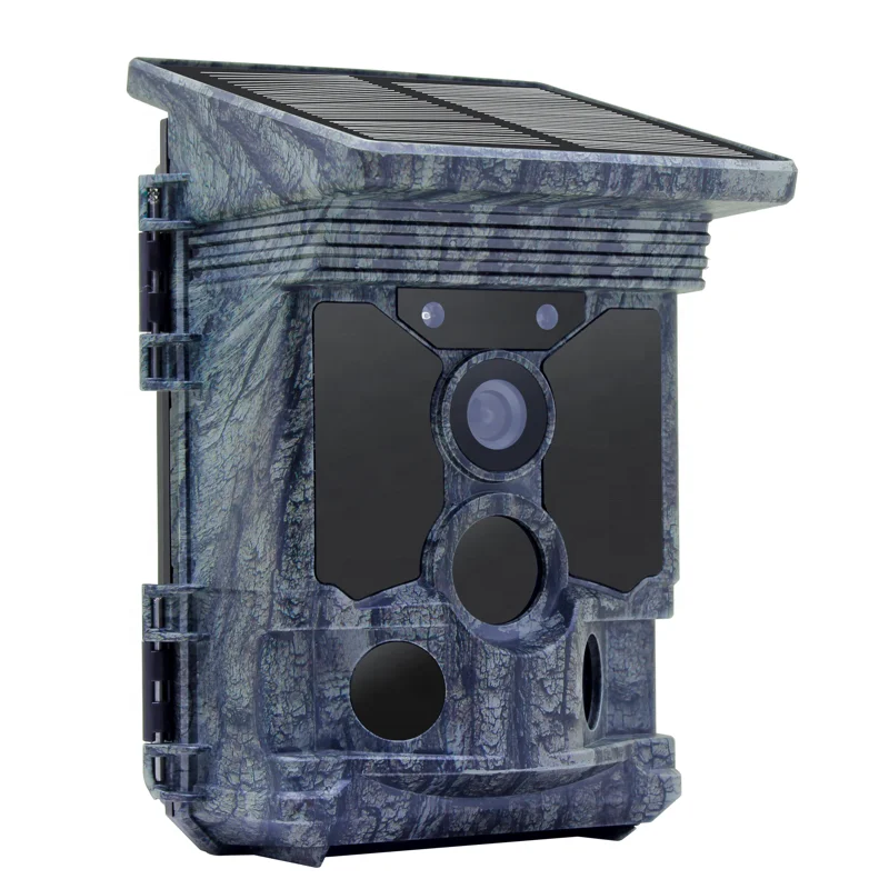 New technology hot sale 4K solar panel Camo video hunting trail wildlife outdoor camera