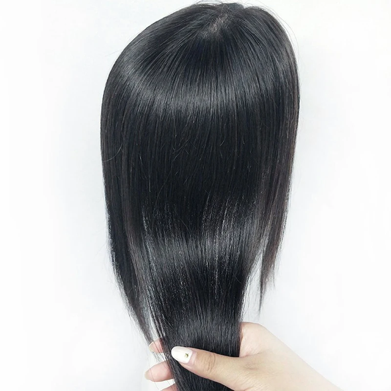
Высококачественные волосы Topper для женщин, кружевные зажимы для волос из искусственной кожи, китайские неповрежденные волосы для наращивания 