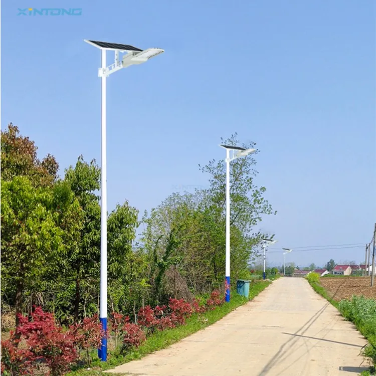 Оптовая продажа, дорожный фонарь с отверстием на 6 метров, 30 Вт, 50 Вт, 100 Вт, уличный фонарь на солнечной батарее, 5-10 метров, уличный фонарь раздельного типа