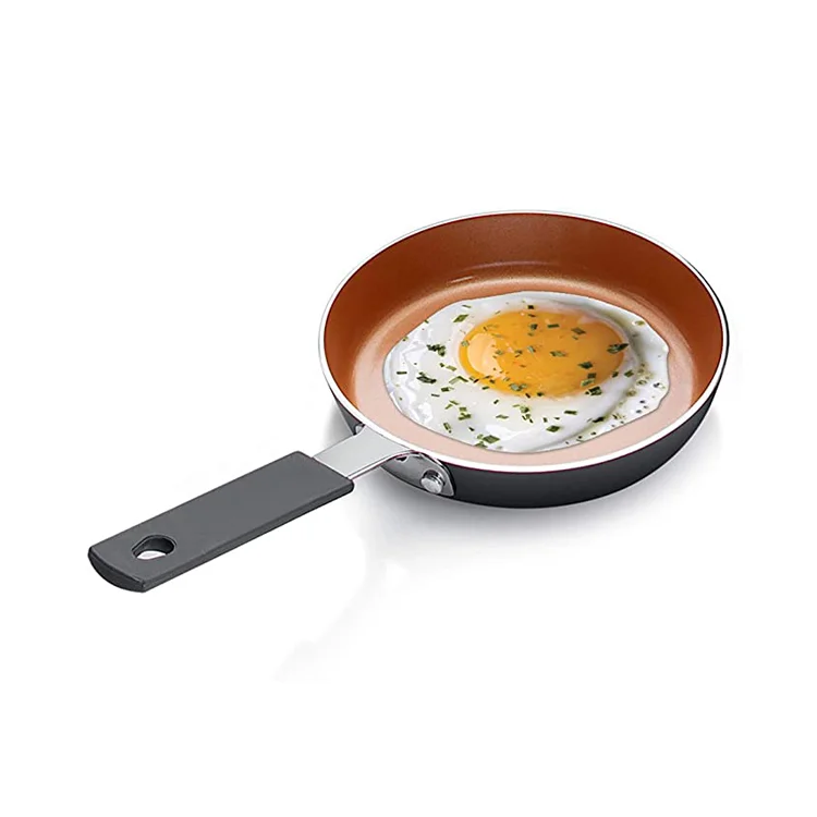 
 Кухонная алюминиевая посуда для приготовления пищи, сковорода для жарки яиц, антипригарная мини сковорода для жарки  