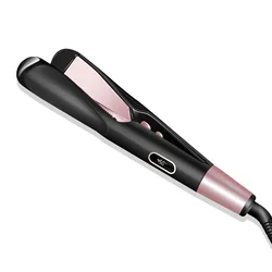AIWO Керамический выпрямитель для волос с небольшой широкой пластиной, быстрый нагрев PTC, ионный Выпрямитель для волос со светодиодным дисплеем температуры