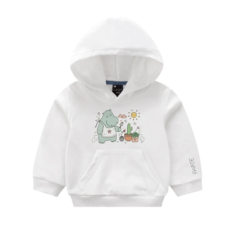 
Детские толстовки, простой пуловер с принтом динозавра, детские толстовки на заказ 