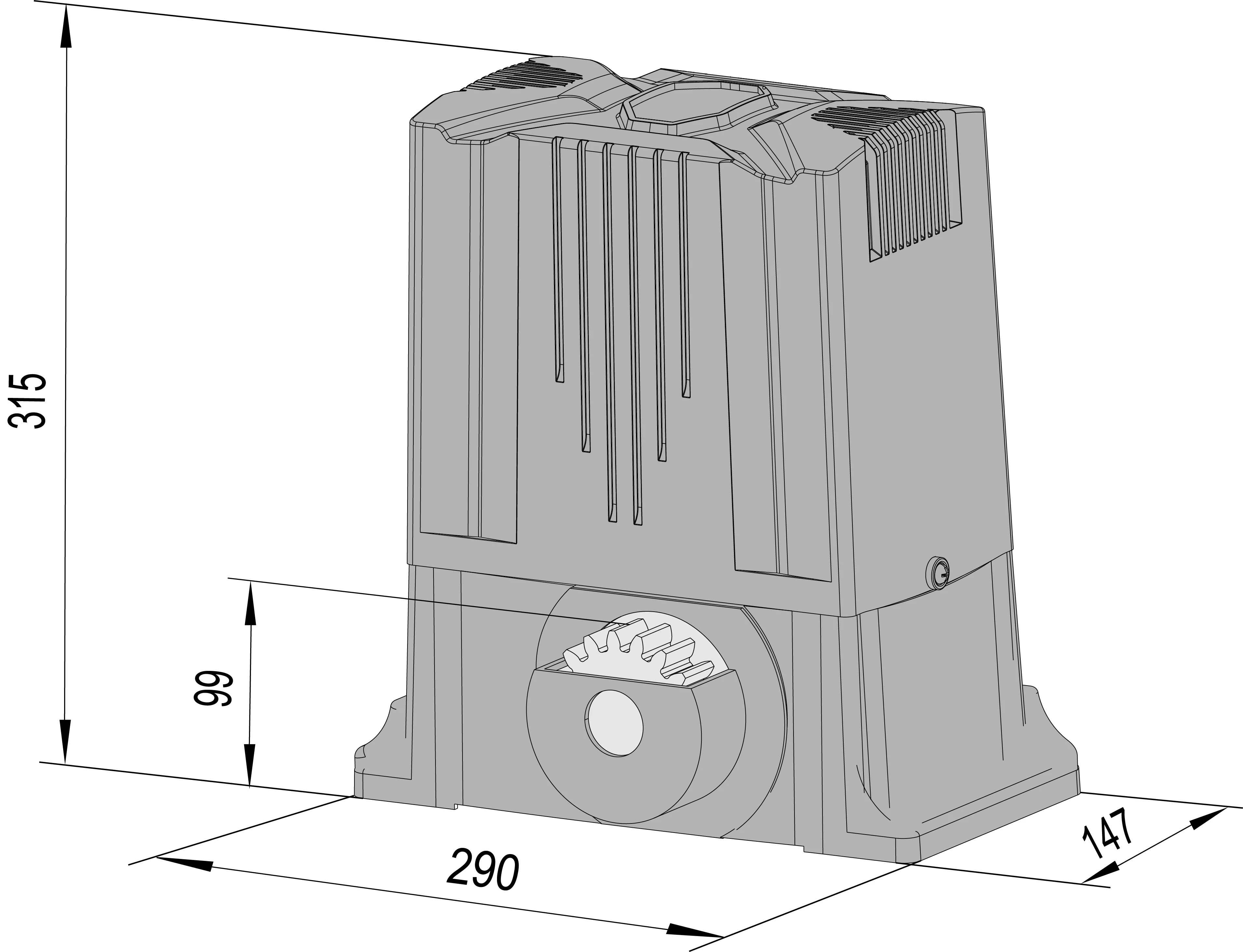 sliding motor (53)
