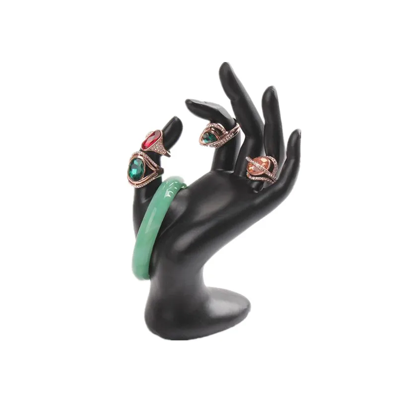 Черный сувенирная статуэтка ручной формы для демонстрации ювелирных изделий браслет кольцо ожерелье стенд